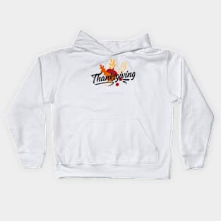 happy thanksgiving Kids Hoodie